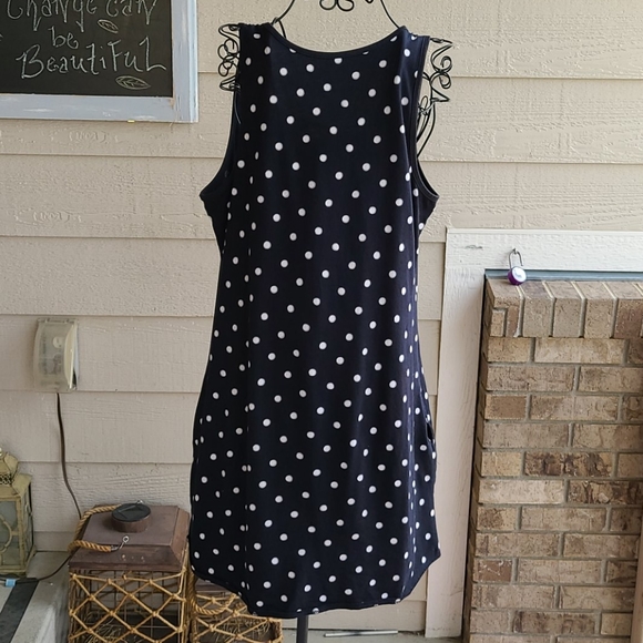 Lands'End black & white dress - Picture 4 of 9